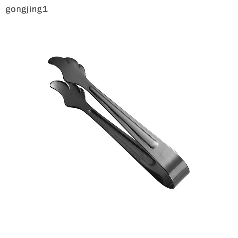 Ggg Stainless Steel Klip Es Batu Ice Tong Roti Makanan BBQ Clip Barbekyu Klip Dapur ID