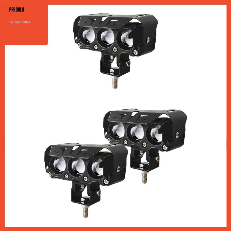 [Predolo] Lampu Motor Three Lens 27W Tambahan Lampu Aksesori