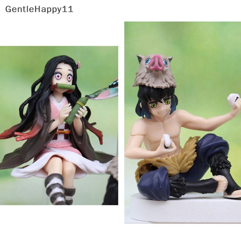 Gentlehappy 1Pc Anime Demon Slayer Figure Kimetsu no Yaiba Kamado PVC Figure Mainan id