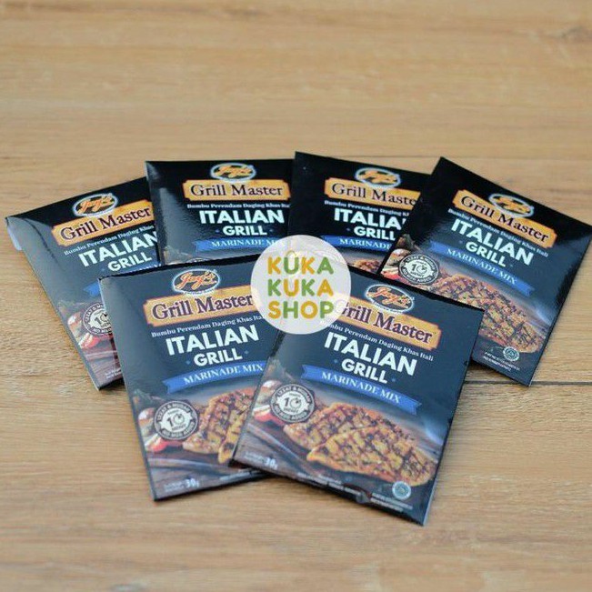

[MS] Grill Master Italian Grill Bumbu Marinade / Marinasi Beef Steak 30g