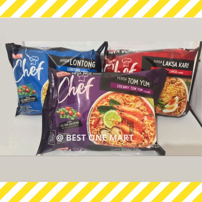 

[MS] Mie Instant Mamee Chef Instant Noodle / Lontong Laksa TomYum - TOM YUM