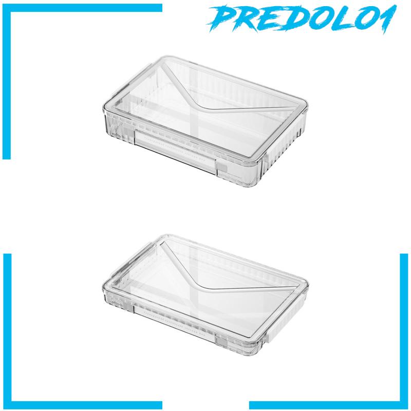 [Predolo1] Desk Paper Organizer Kotak Penyimpanan Alat Tulis Portable Untuk Huruf Rumah Kantor