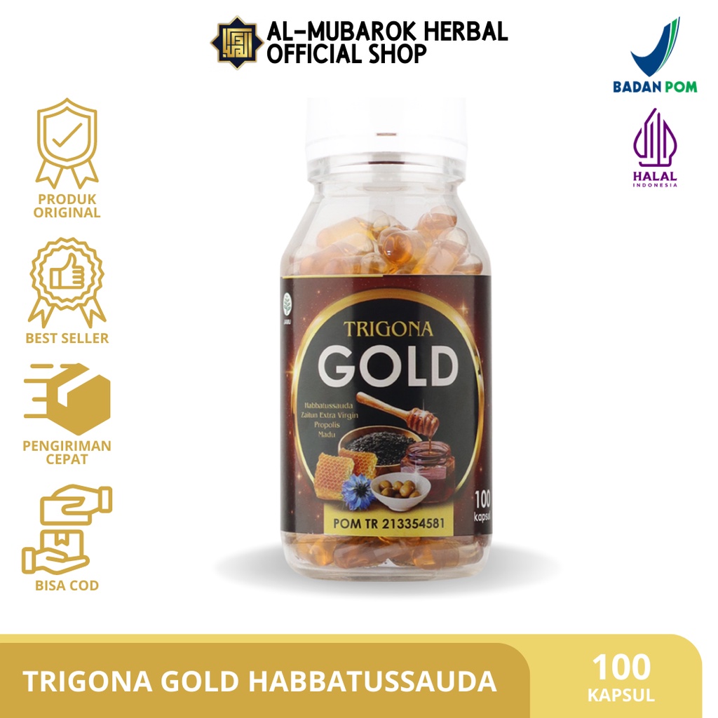 Habbatussauda Extra Propolis Plus Zaitun Trigona Gold Madu Herbal Isi 100 Kapsul Habbatusauda Oil Mi