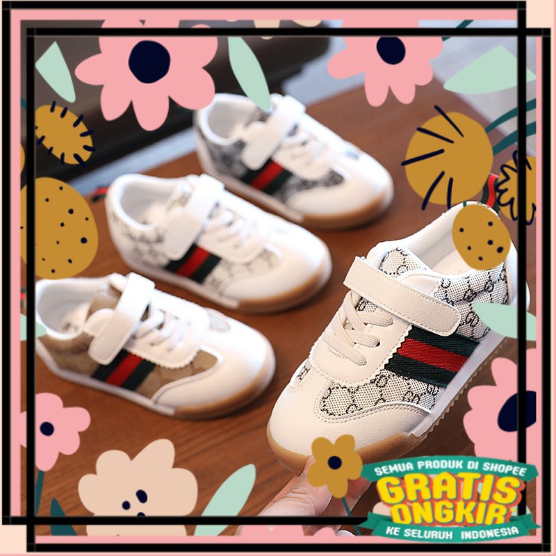 Sepatu anak gucci fashion korea terbaru premium quality import di jamin kualitas sangat bagus dengan