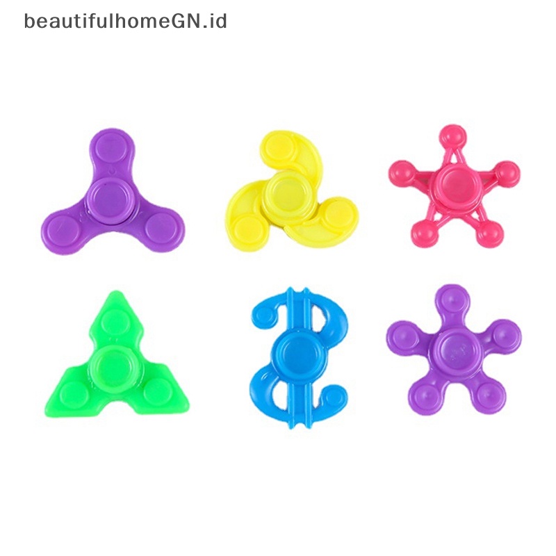 {Cantik} 5 Pcs 4 cm Mini Fidget Spinner Anti Stres Mainan Lucu Jari Gyroscope Mainan Anak Pesta Ulang Tahun Nikmat Hadiah~