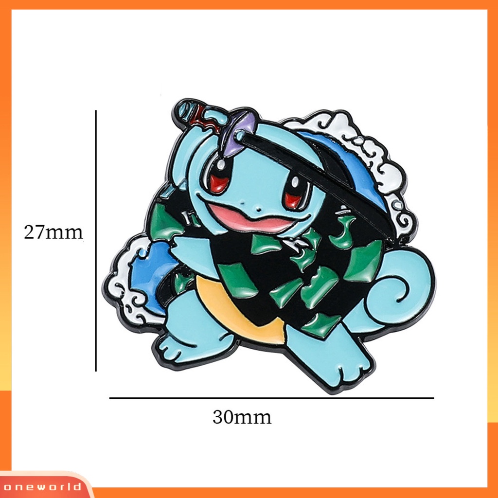 [ONE] Bros Pin Electroplating Hidup Kartun Geometris Berdandan Colorfast Tokoh Anime Bros Cosplay Pin Pakaian Dekorasi