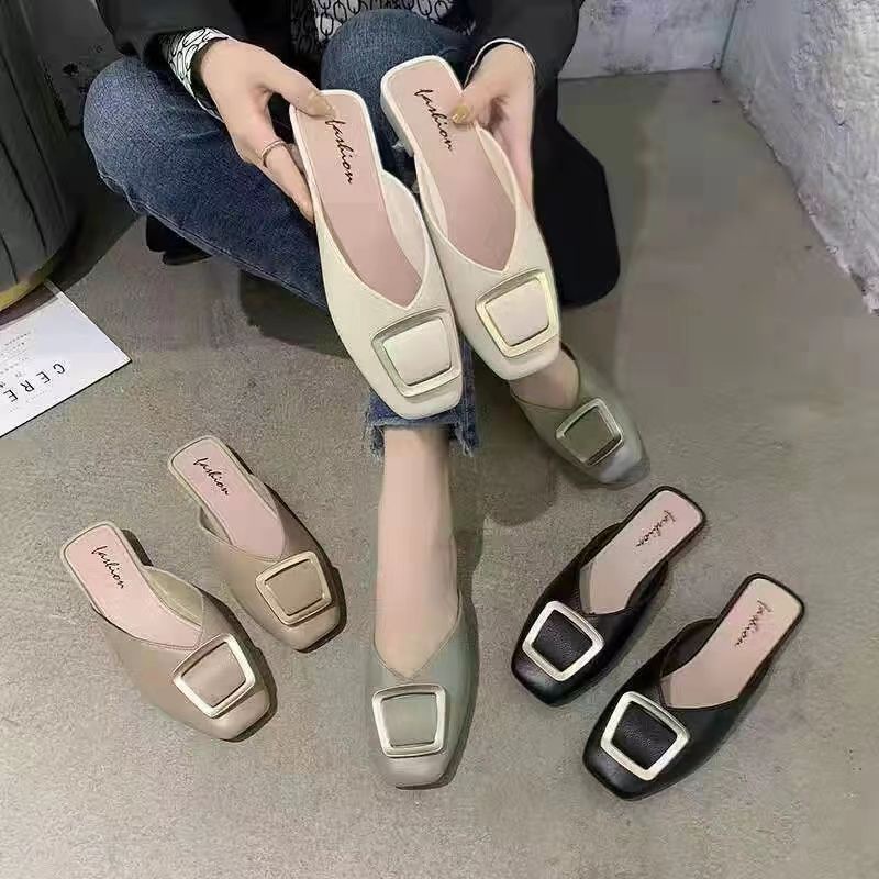 Flat Shoes Karet Jelly Sandal Heels