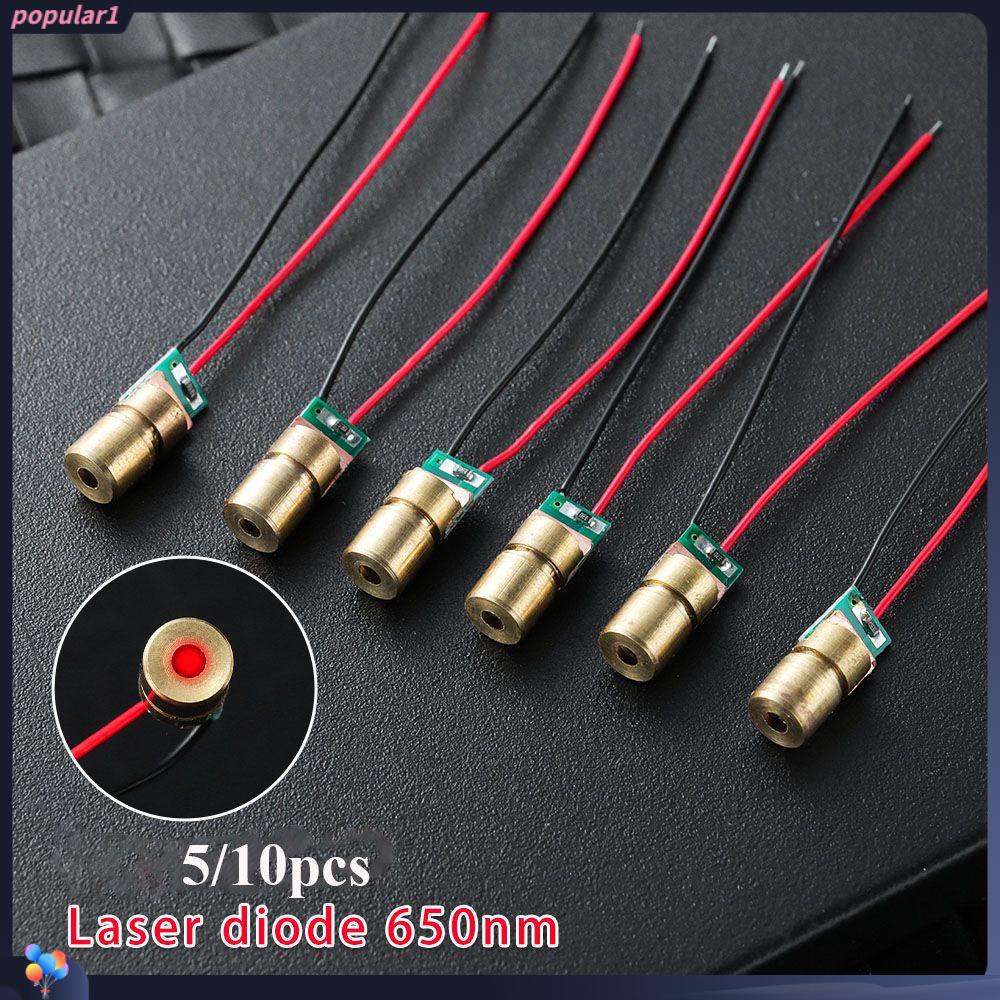 Populer5/10pcs Dioda Laser Penjualan Panas 5jt watt Kepala Tembaga Modul Dioda Dot