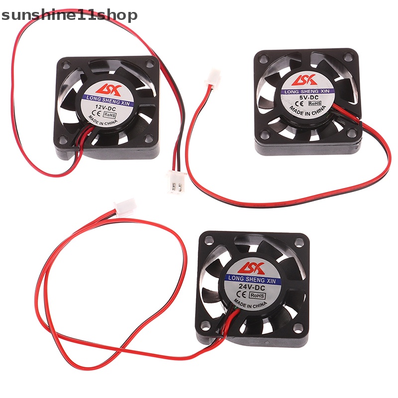 Sho 1PC 40105v 12V 24V 4CM CPU Grafis Cooler Notebook Komputer Laptop Mute Kipas N