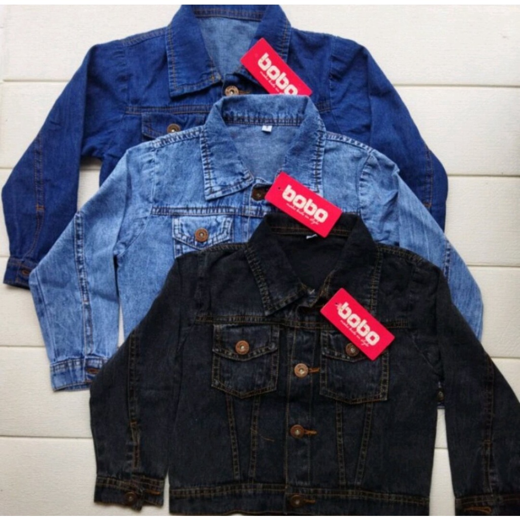 Jaket Jeans Levis Anak Laki-Laki dan Perempuan Umur 1-10 Tahun / Jaket Denim Cowok dan Cewek Model T