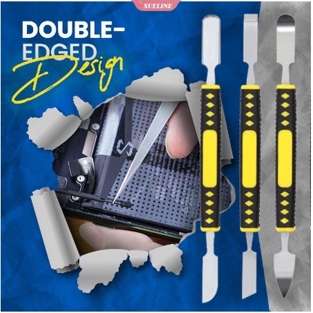 6pcs Metal Linggis Baja Pry Universal Membongkar Pasang Alat Untuk Ponsel DIY Laptop PCB Screen Pry Open Repair Hand Tools [ZXL]