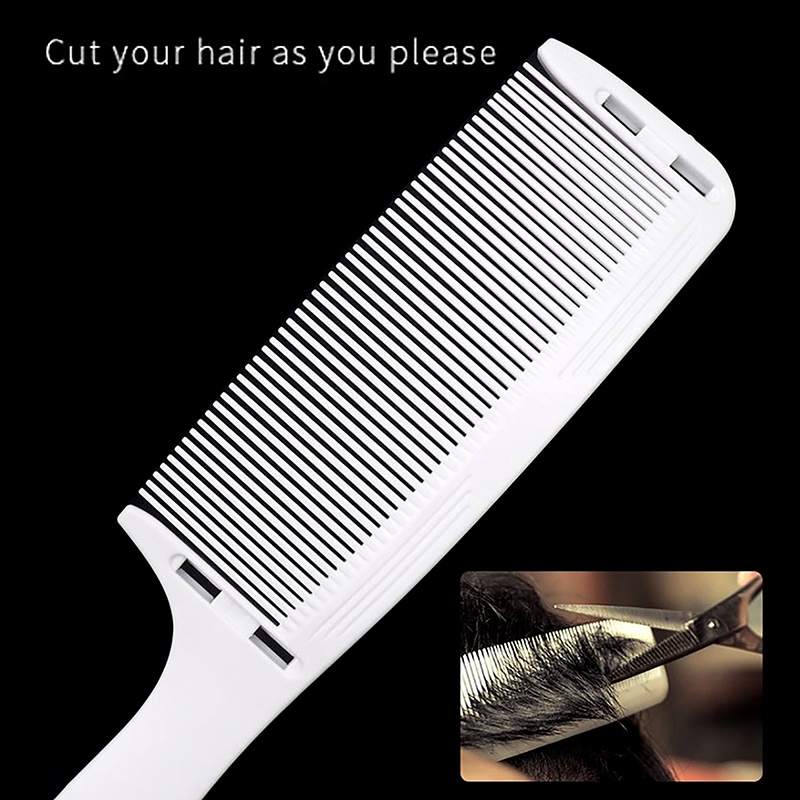 Sunshine Sisir Posisi Profesional Barber Hair Cutg Flat Top Comb Styling Tool ID