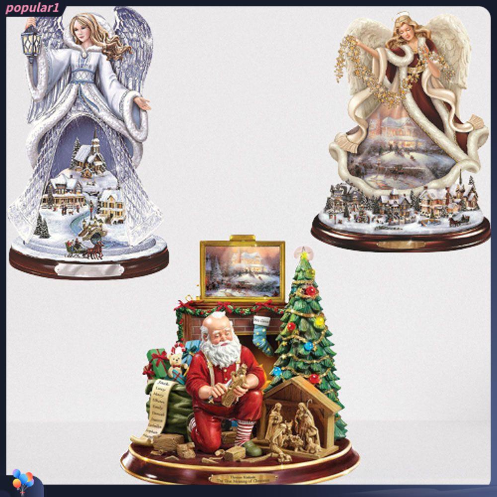 Populer Hiasan Stiker Dinding Santa Claus Mudah Digunakan Natal