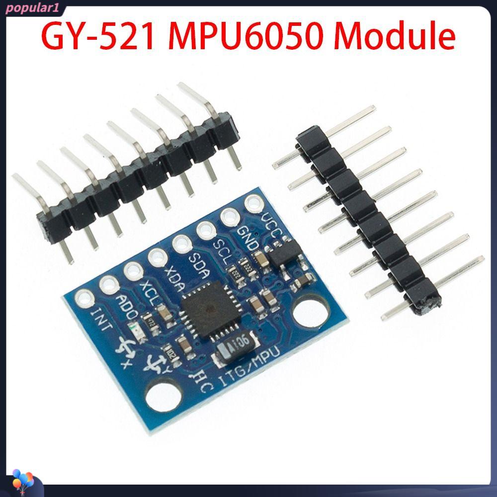 Populer 2pcs Modul MPU6050 Tahan Lama 16Bit AD Converter 6DOF 3axis Analog Gyro