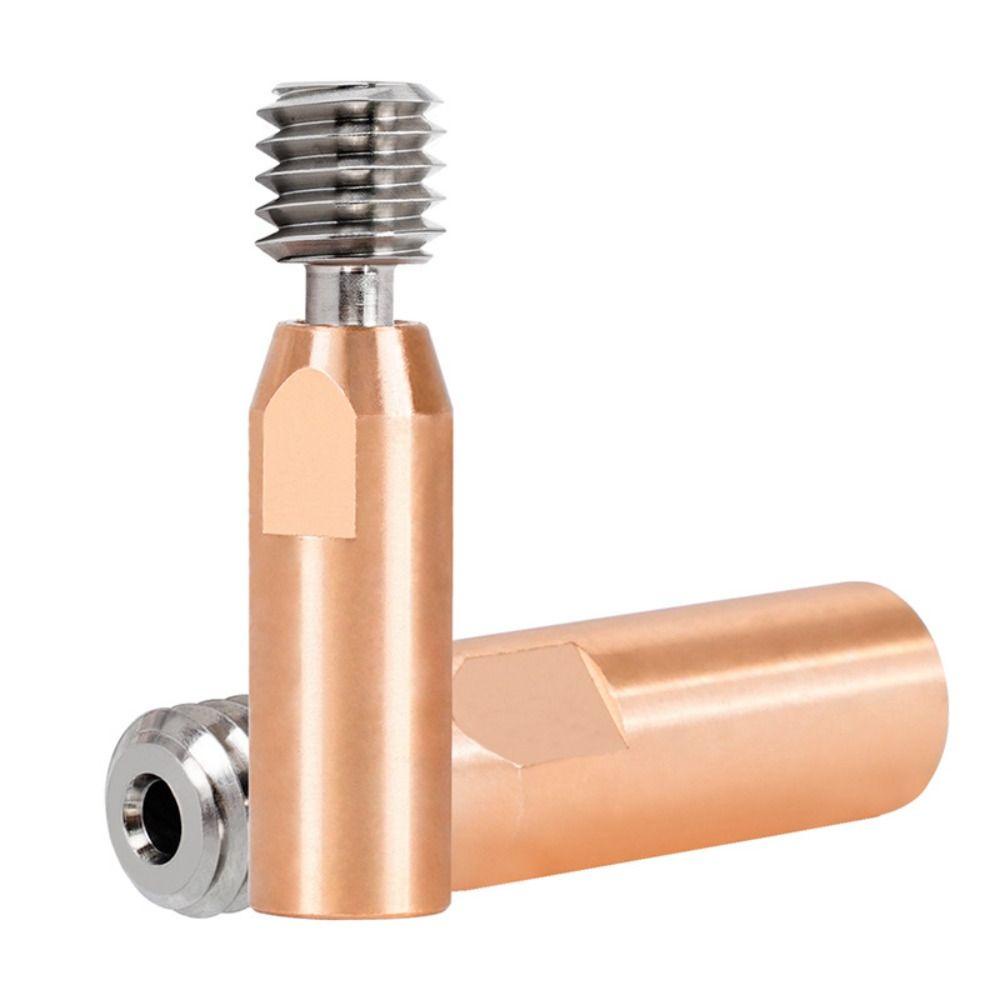 Populer 2pcs V6 Heatbreak Mudah Dilepas Tembaga Heatbreak Throa M6 Bimetal Heatbreak Untuk Ender3V2 Ender 3 Pro CR10