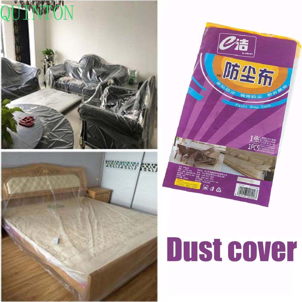 Quinton Penutup Debu Disposable Heavy Duty Sofa Bed Meja Rumah Tangga Plastik Dust Film