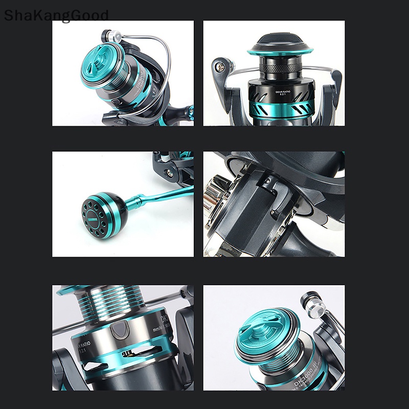 Skid Spinning Reel Pancing, Spinning Reel, 7ball Bearing, Pegangan Bolak Balik Untuk Pengambilan Kiri &amp; Kanan SKK