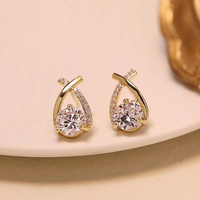 Anting Vermiculite Persilangan Cewek Perempuan2023Anting Suhu Baru