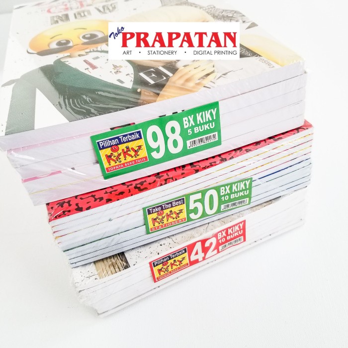 

Buku Tulis Sekolah Boxy Kiky 25x17.5cm (5-10 Buku) - 42lembar