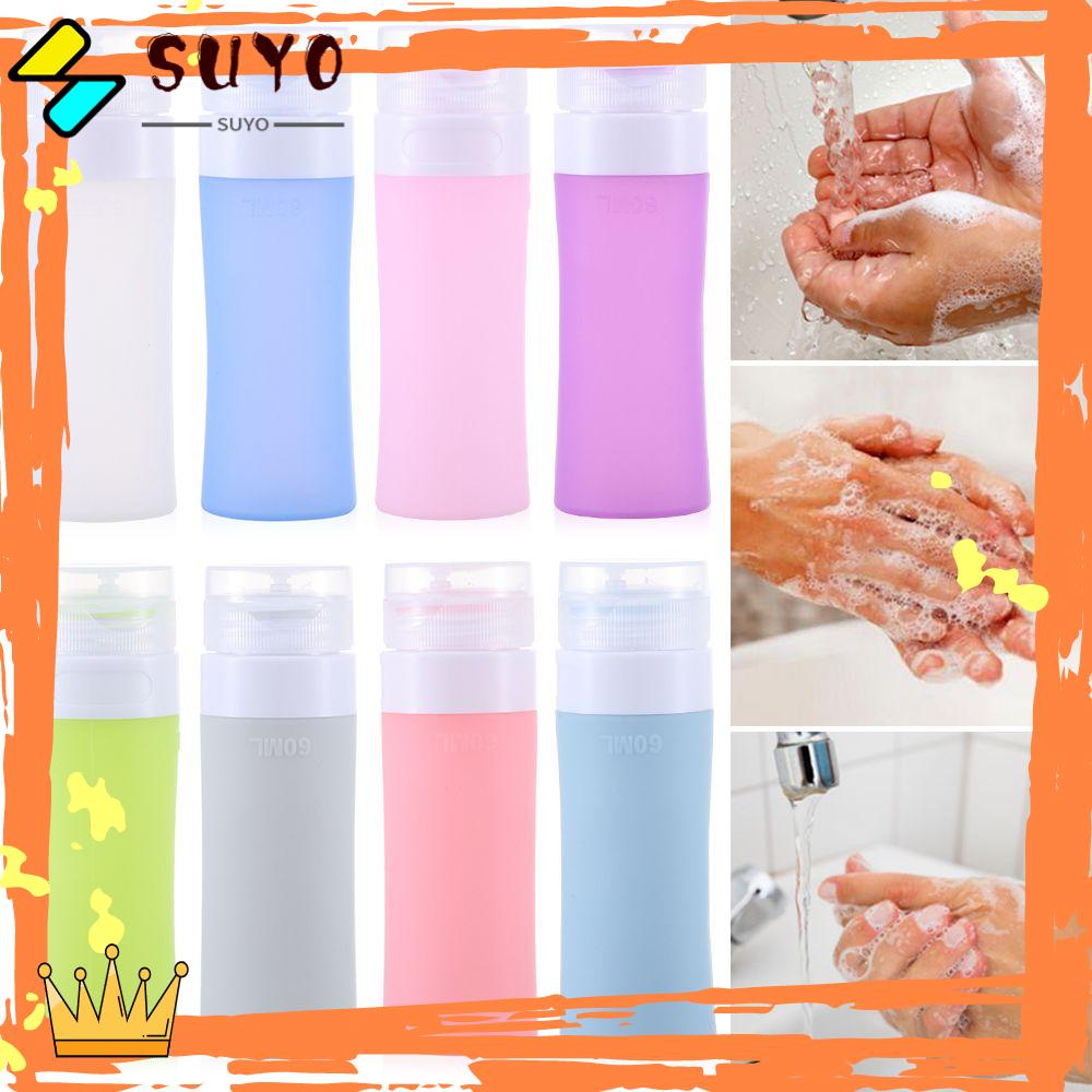 Suyo 60ml Botol Silikon Isi Ulang Sub-Botol Tabung Cuci Tangan Aksesoris Travel