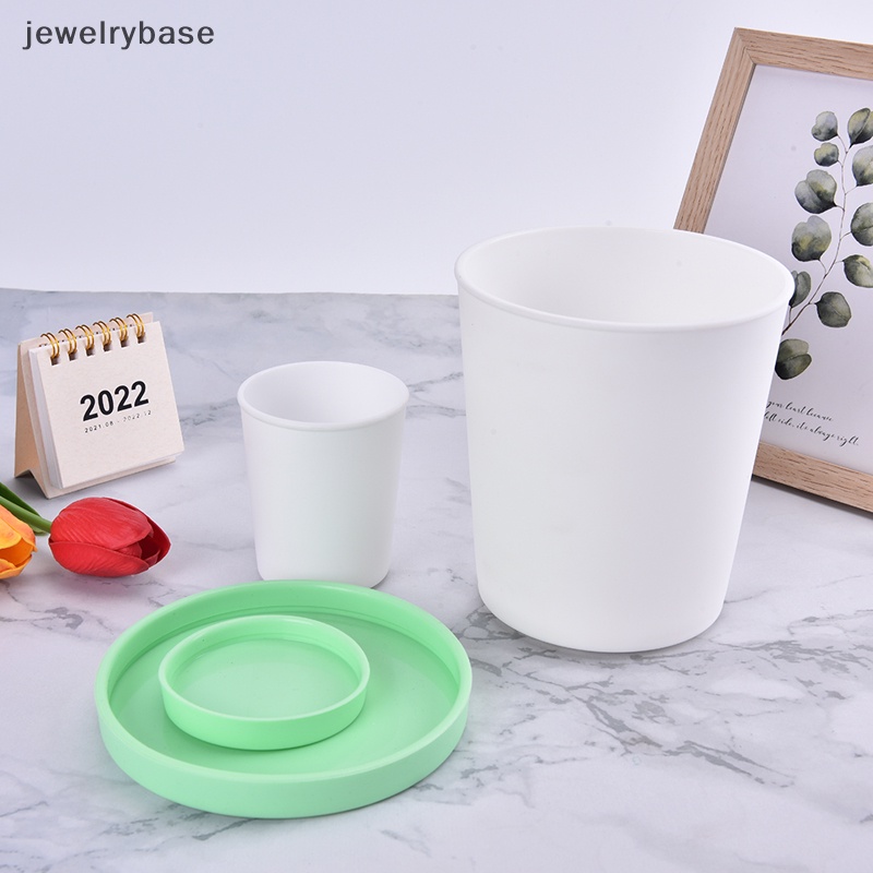 [jewelrybase] Wadah Es Krim Cup Reusable Freezer Storage Tub Dengan Tutup Sealing Ketat Butik