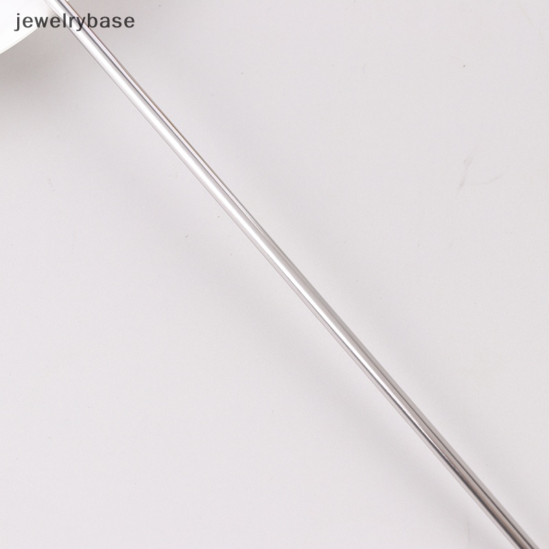 [jewelrybase] 1pc Stik Cocktail Stainless Steel Pengaduk Koktail Susu Teh Kopi Stir Stick Butik