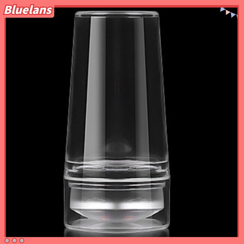 [BLM] 1set Nail Art Stamper Dengan Scraper Kuku Desain Dapat Dilepas Stamper Kuku Silikon Transparan Manicure Tools Untuk Profesional