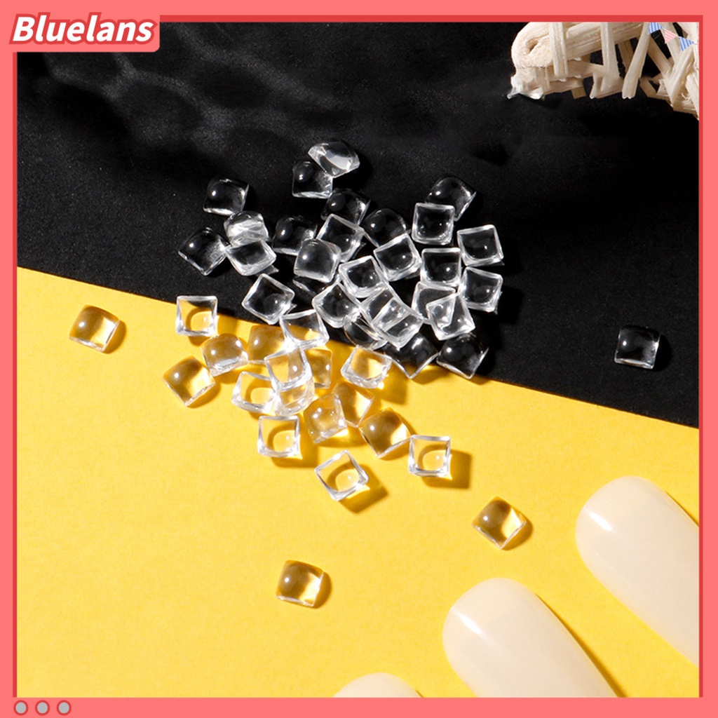 [BLM] 100pcs /Set Ornamen Kuku Efek 3D Penembus Tembus Indah Nail Art Dekorasi Charms Resin Aksesoris Untuk Kecantikan