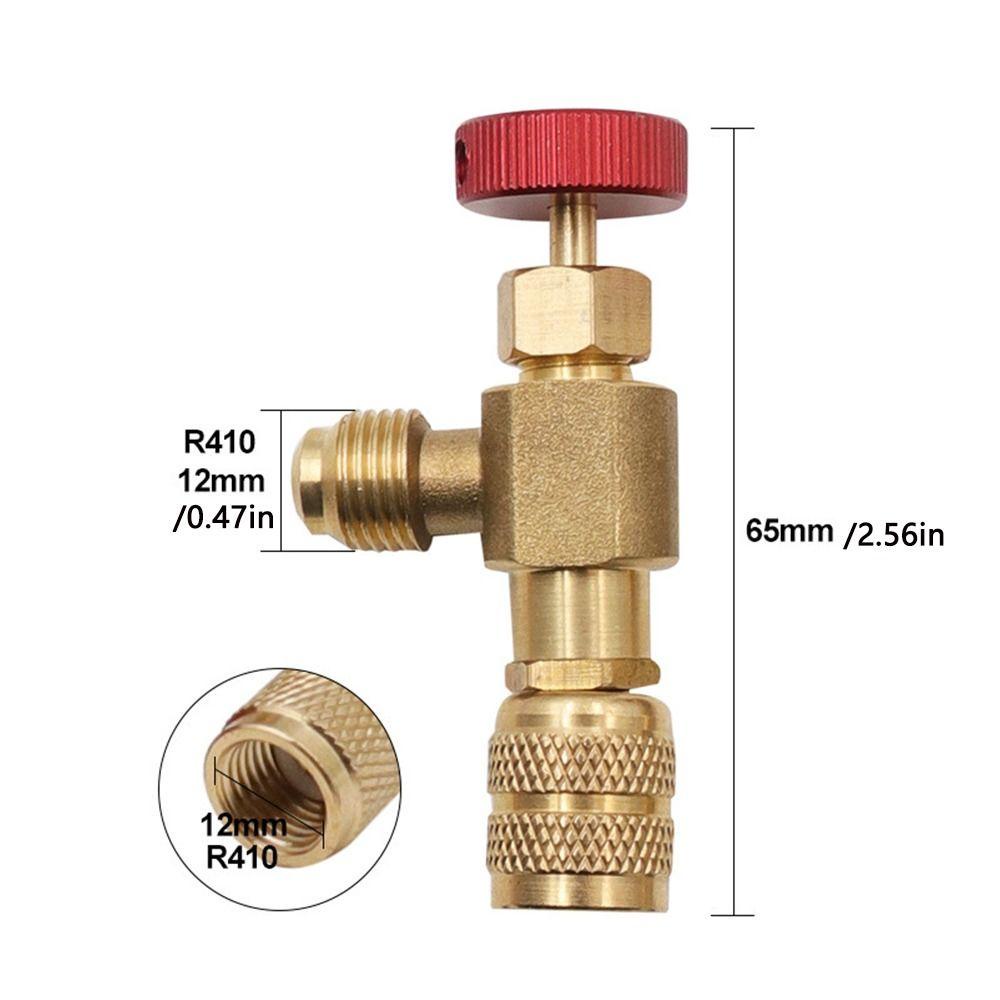 Lanfy Refrigerant Charging Valve Menambah Fluorine R410 Flow Control Antifreeze Air Conditioner Pendingin Ruangan Quick Coupler