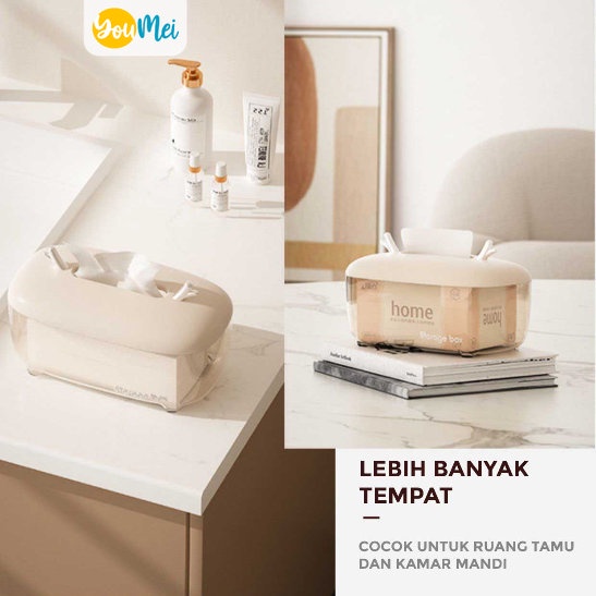 Kotak Tissue Lembar Model Tanduk Rusa Aesthetic Nordic Style ( Meja Makan / Ruang Kerja / Meja Tamu / Hotel / Apartement ) Tempat Penyimpanan Tisu Tissu Box - 1110