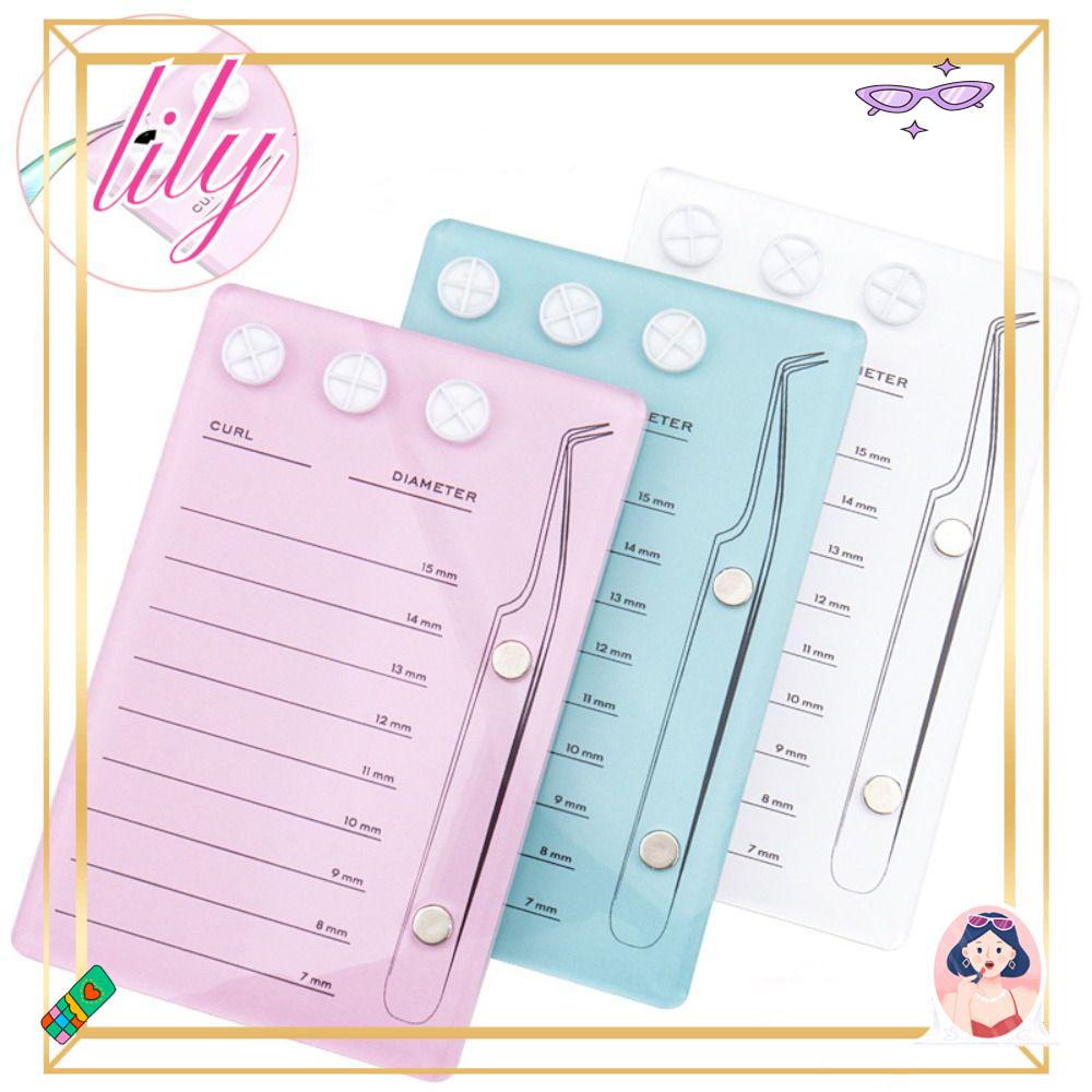 Lily Eyelash Extensions Perekat Lem Palet Mudah Dibersihkan Nyaman Digunakan Skala Bening Alat Latihan Makeup
