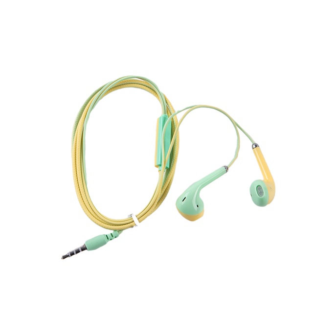 GOS -I405- Headset Macaron U24 - Headset Kabel Dua Warna Earphone - Earphones Two Tone Color Hifi Stereo Extra Bass