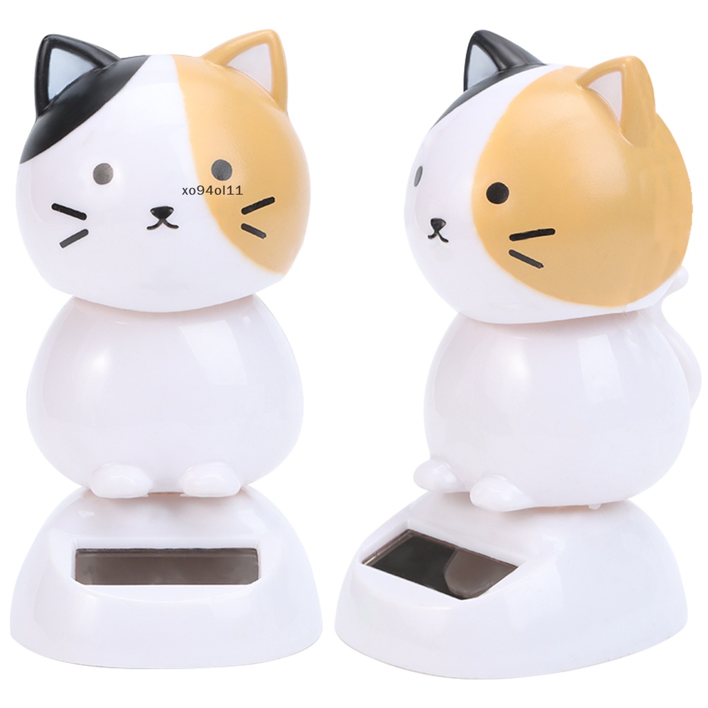 Xo Solar Dancing Mainan Kucing Solar Ornamen Menari Matahari Angka Kucing Solar Bobble OL