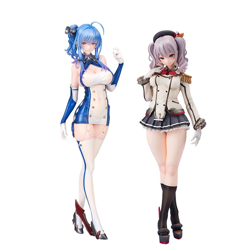 Jalur Azur 25cm St. Louis1 /7 Seragam Figure Lengkap Uni Ringan PVC Action Figure Mainan Hiasan Meja