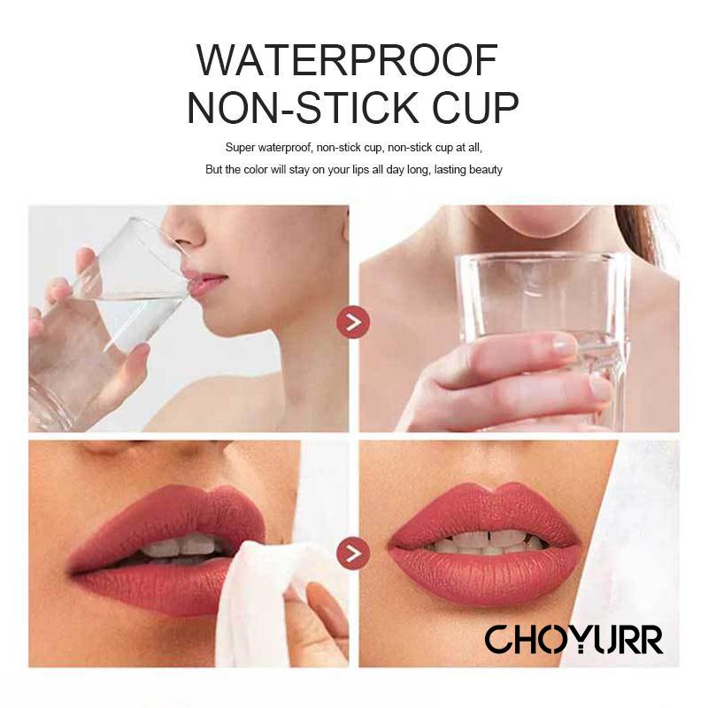 【COD】TEAYASON Lip Glow Liquid 6 Warna Glitter Lipstick  Cair Waterproof-CH