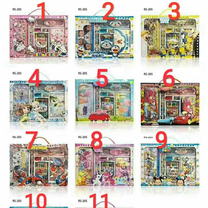 

[SC] Souvenir ultah - ATK Set stationery - Goodie Bag