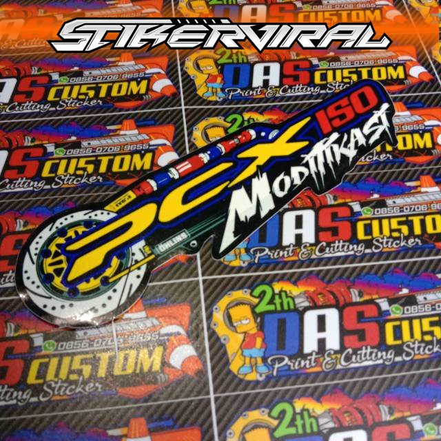 Sticker printing PCX 150 MODIFIKASI