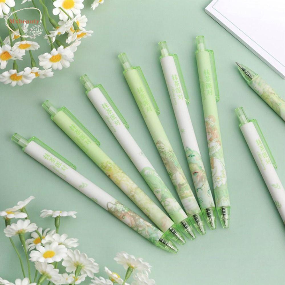 Mxbeauty Press Gel Pen Korea ST Nib 6pcs /Set 0.5mm Bolpoin Untuk Alat Tulis