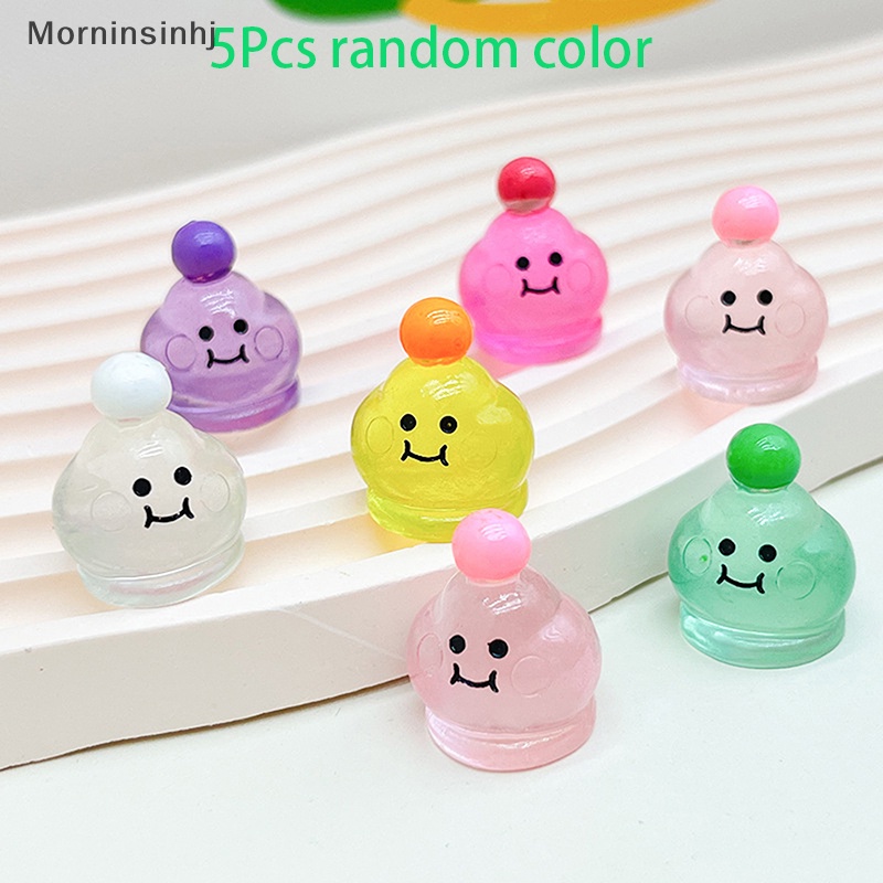 Mornin 5 Pcs Kartun Acak Bercahaya DIY Perhiasan Aksesoris Mini Bahan Resin Lampu Malam Dashboard Mobil Mainan Boneka Angka Ornamen id