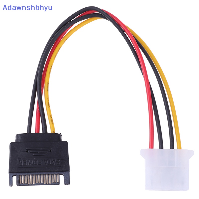 Kabel Power Adhyu SATA to IDE 15pin SATA Male to Molex IDE 4pin Female Cable Adapter ID