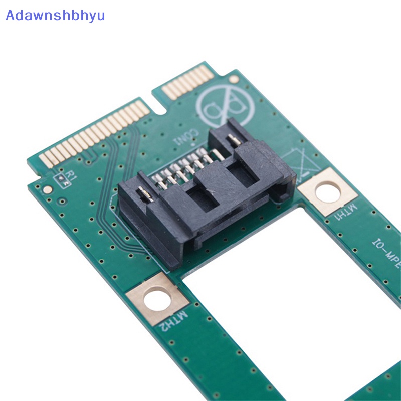 Adhyu Kartu Konverter mSATA Ke SATA Mini SATA to 7-Pin SATA Extension Adapter Antarmuka 90/180derajat Dengan Kabel SATA ID