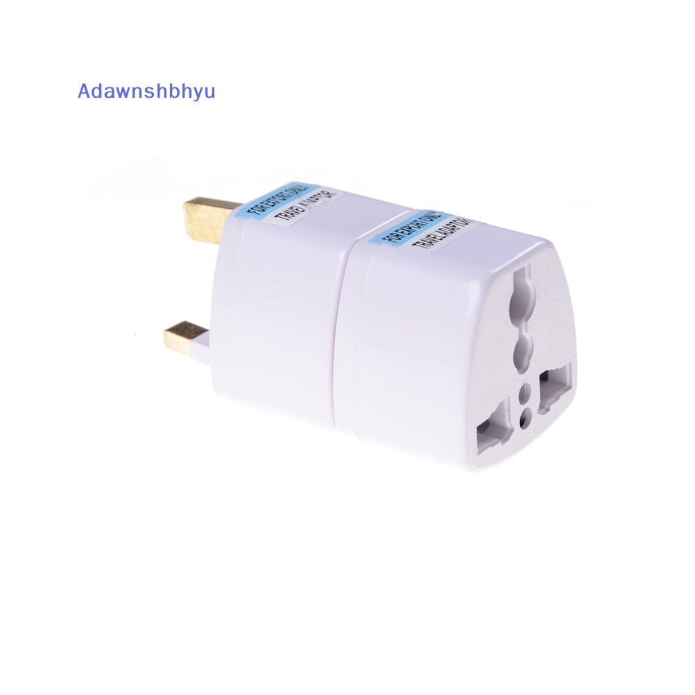 Adhyu 1PCS Steker UK Universal Travel Adapter Converter AC Power Tipe G Colokan 3pin 1pcs Colokan Stop Kontak Listrik AC UK Travel Charger Adapter Converter 1pcs Adaptor Charger Travel Conver