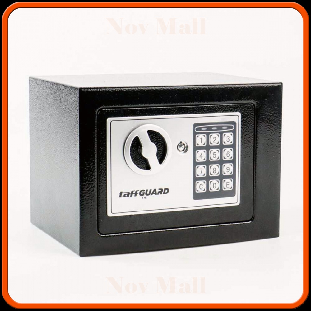 Taffguard Kotak Brankas Hotel Mini Password Safe Deposit Box 4.6L 17E SF712