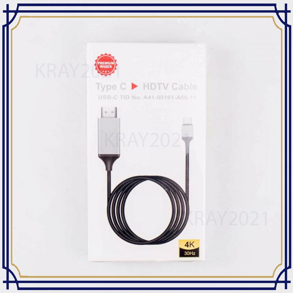 Kabel Konverter USB Type C to HDMI 4K 2 Meter HD377