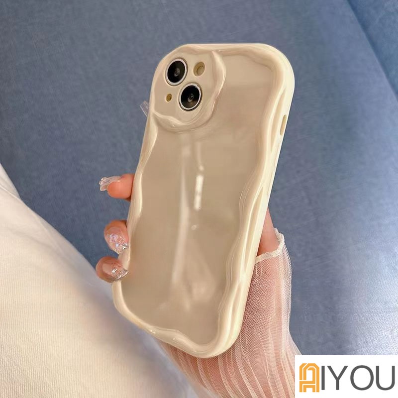 IPHONE Korea Lucu Mutiara Hati Kupu-Kupu Gelang Transparan Ponsel Case Untuk Iphone14 13 12 11 Pro XS Max X XR 78 Plus SE3 Shockproof Lanyard Soft Cover