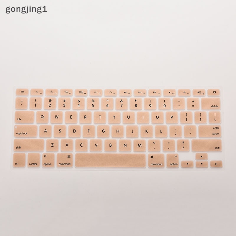 Ggg Case Penutup Kulit Keyboard Bahan Silikon Untuk Macbook Air Pro 13.15.17&quot; Inch ID