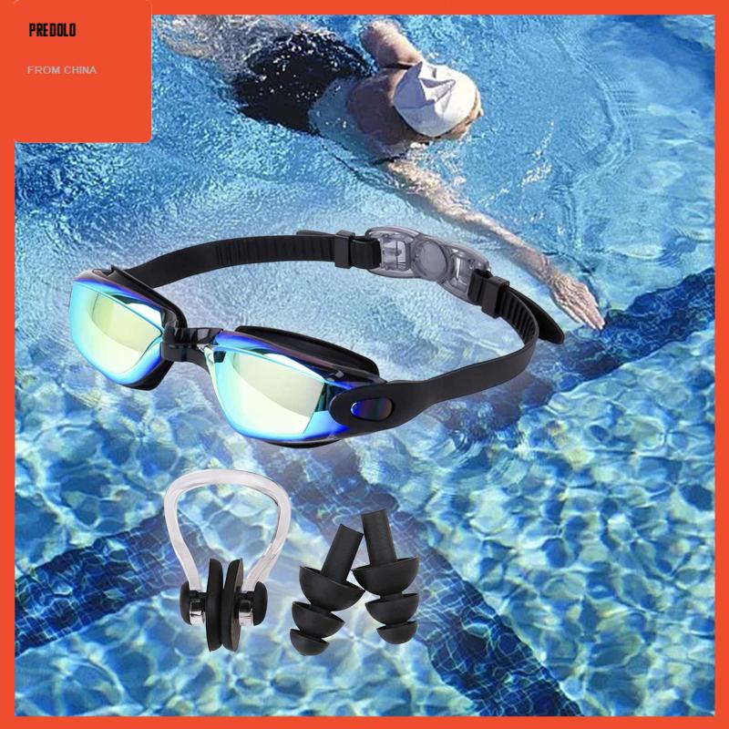 [Predolo] Kacamata Renang Pelindung Mata Anti Bocor Kacamata Renang Anti Kabut Swimming Goggles