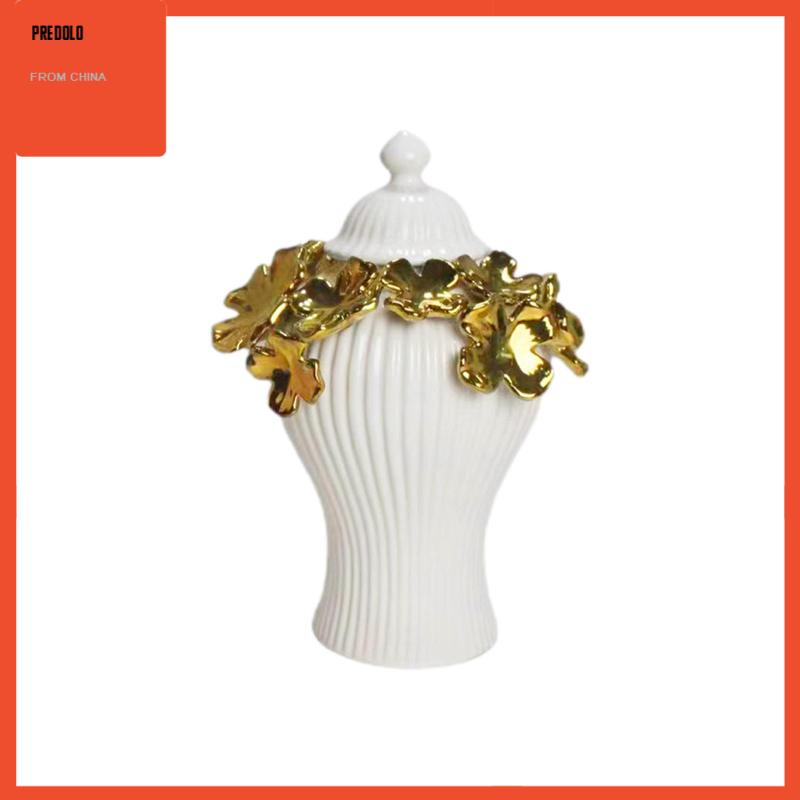 [Predolo] Ginger Jar Light Toples Candi Susun Bunga Mewah Untuk Sudut Meja
