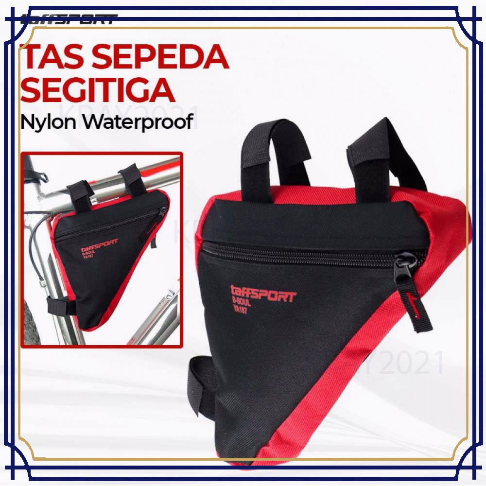 TaffSPORT Tas Sepeda Segitiga Nylon Waterproof - YA187