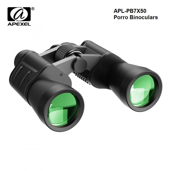 114 APEXEL APL-PB7X50 - HD Porro Binoculars - Teropong Jarak Jauh 7x Zoom